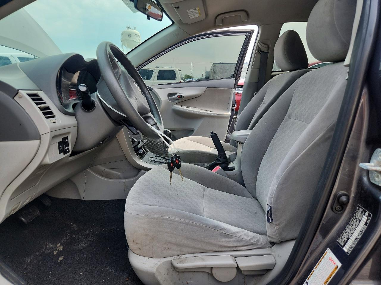 2009 Toyota Corolla Le Серый vin: JTDBL40E89J048923