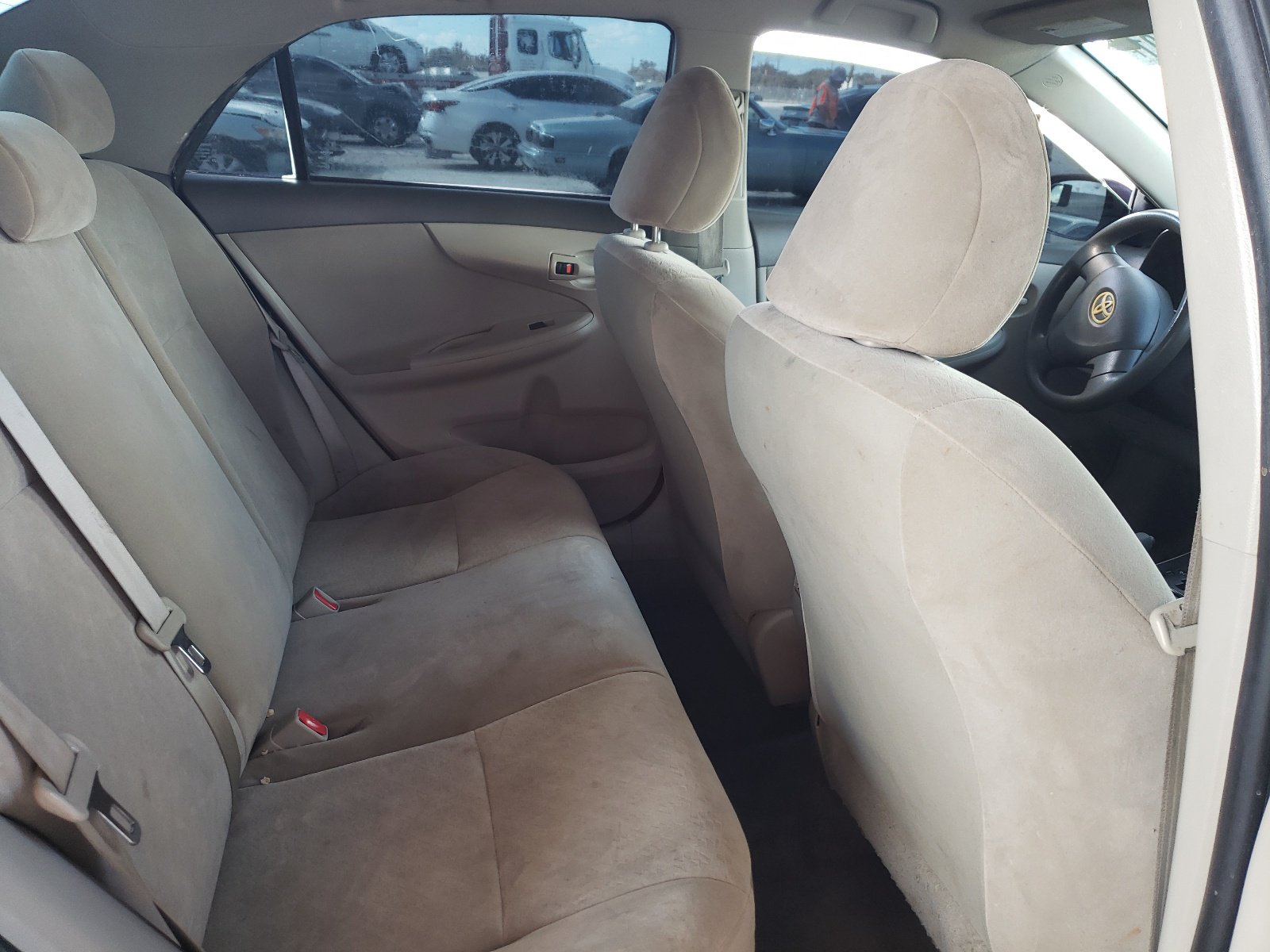 2009 Toyota Corolla Le Burgundy vin: JTDBL40E999027855