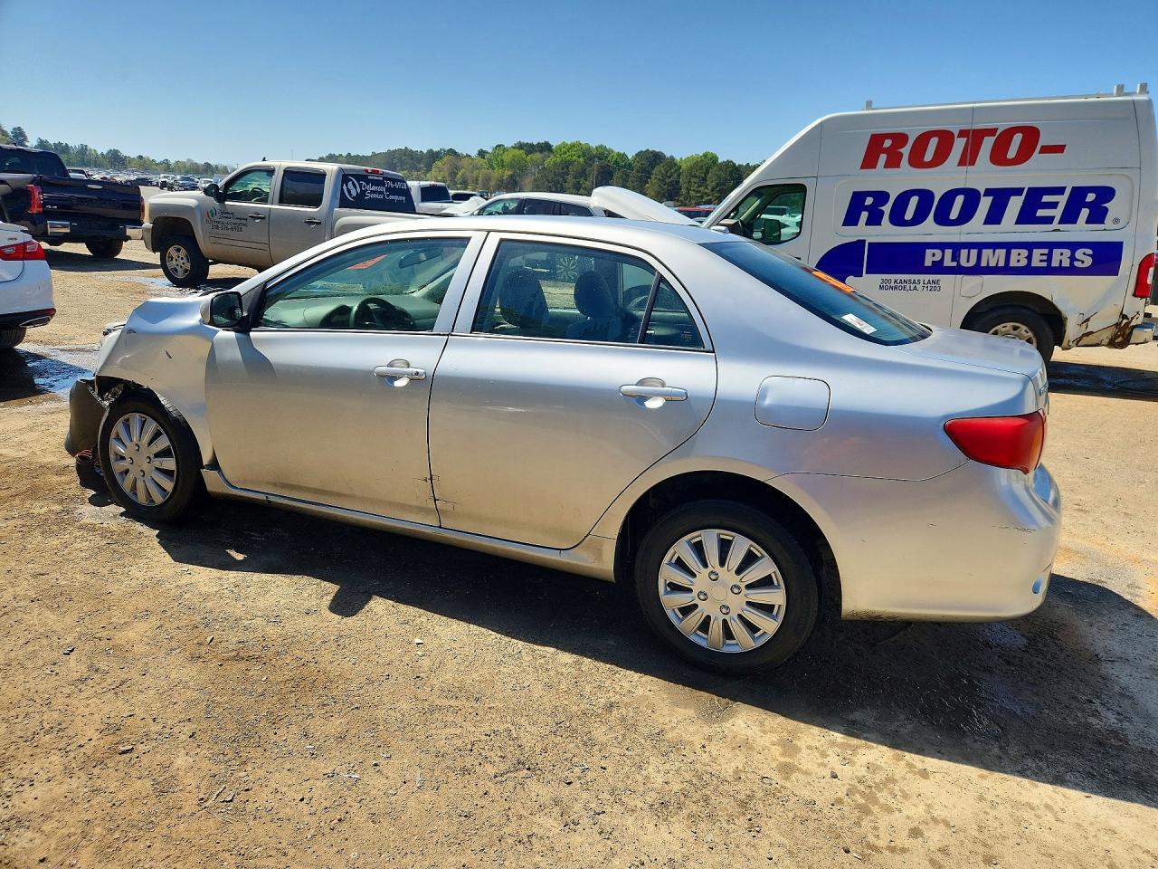 2009 Toyota Corolla Le Silver vin: JTDBL40E99J021522