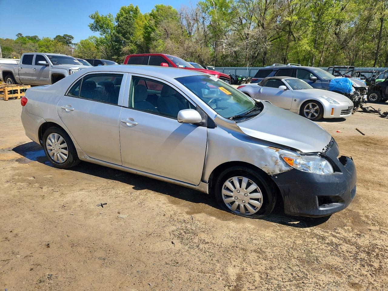 2009 Toyota Corolla Le Silver vin: JTDBL40E99J021522