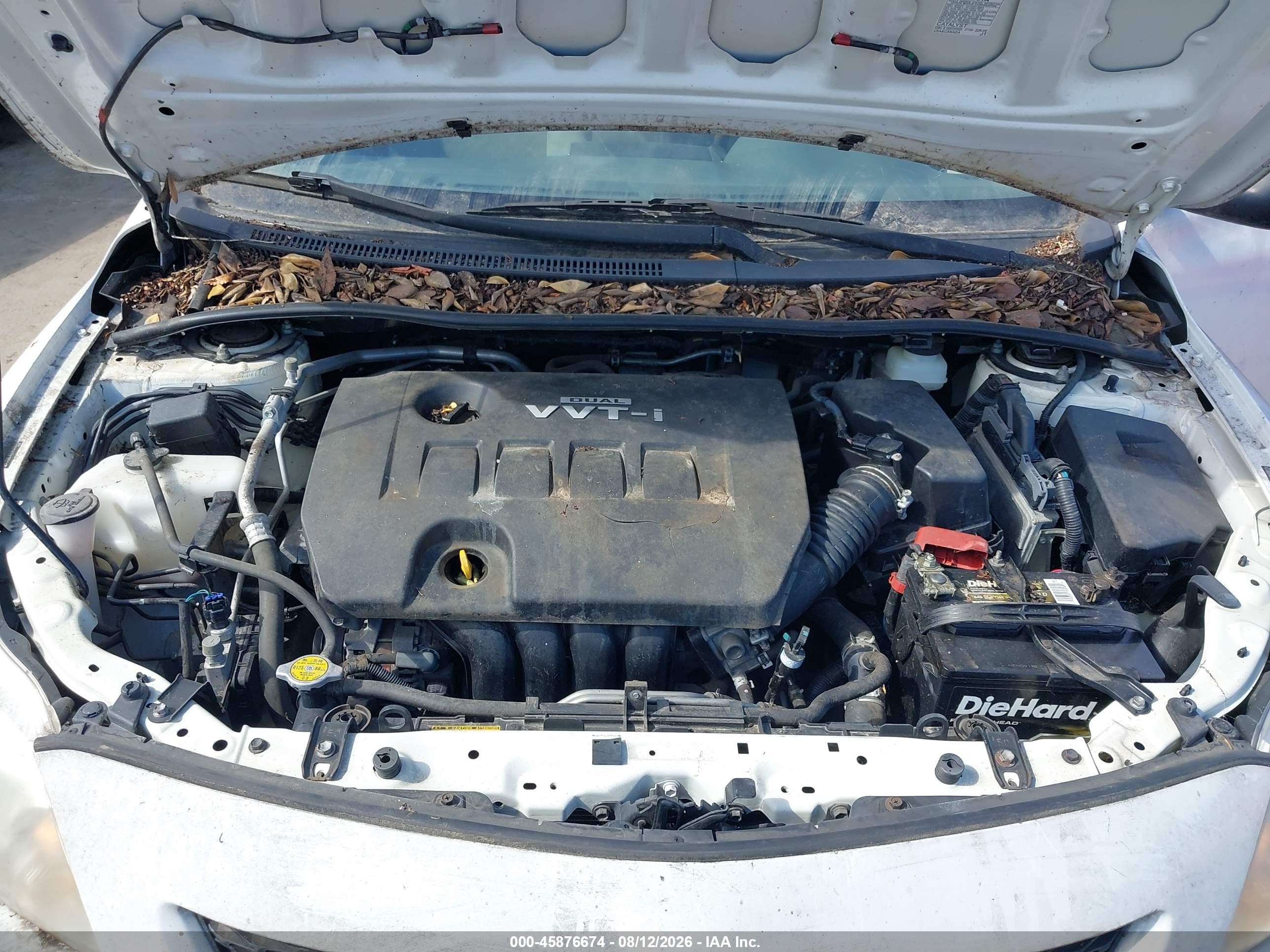 2009 Toyota Corolla Белый vin: JTDBL40E99J030706