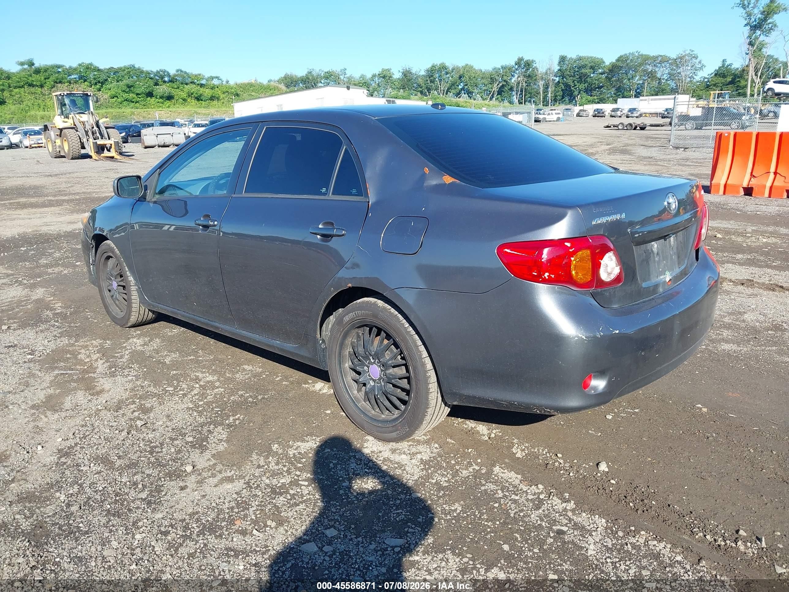 2009 Toyota Corolla Le Gray vin: JTDBL40E99J034349