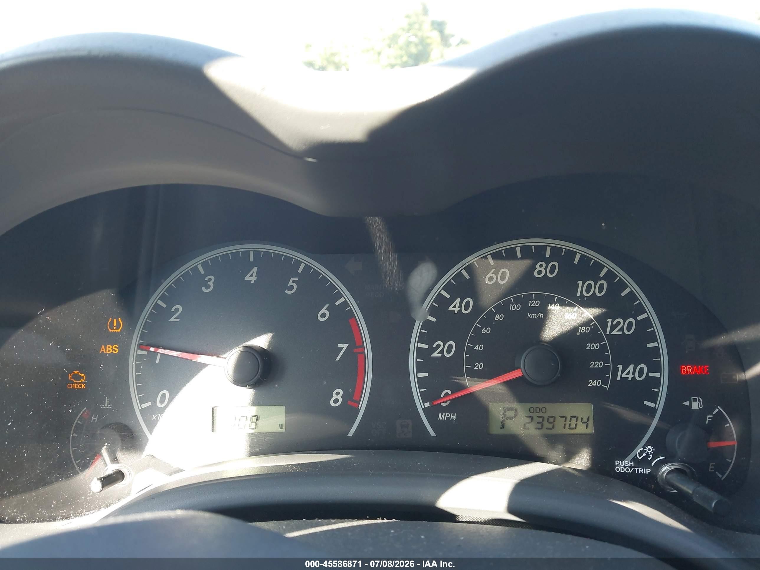 2009 Toyota Corolla Le Gray vin: JTDBL40E99J034349