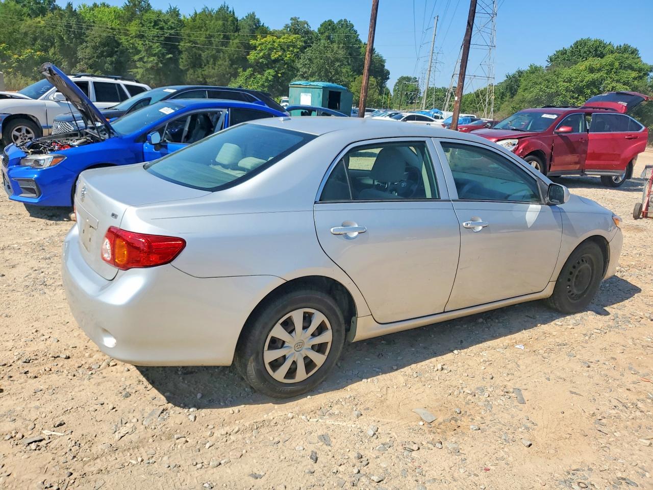 2009 Toyota Corolla Le Silver vin: JTDBL40EX99021529