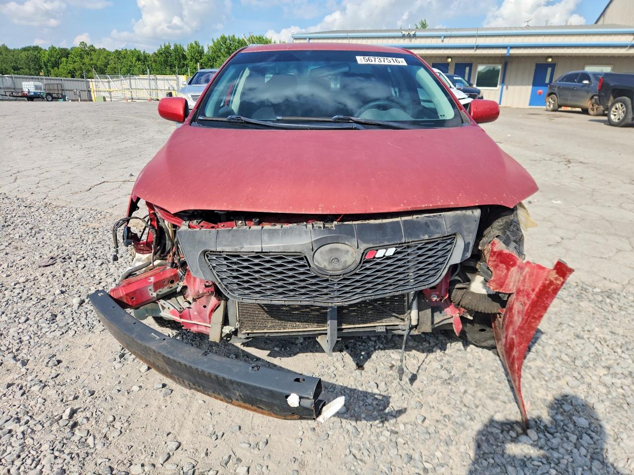 2009 Toyota Corolla Le Red vin: JTDBL40EX99029145