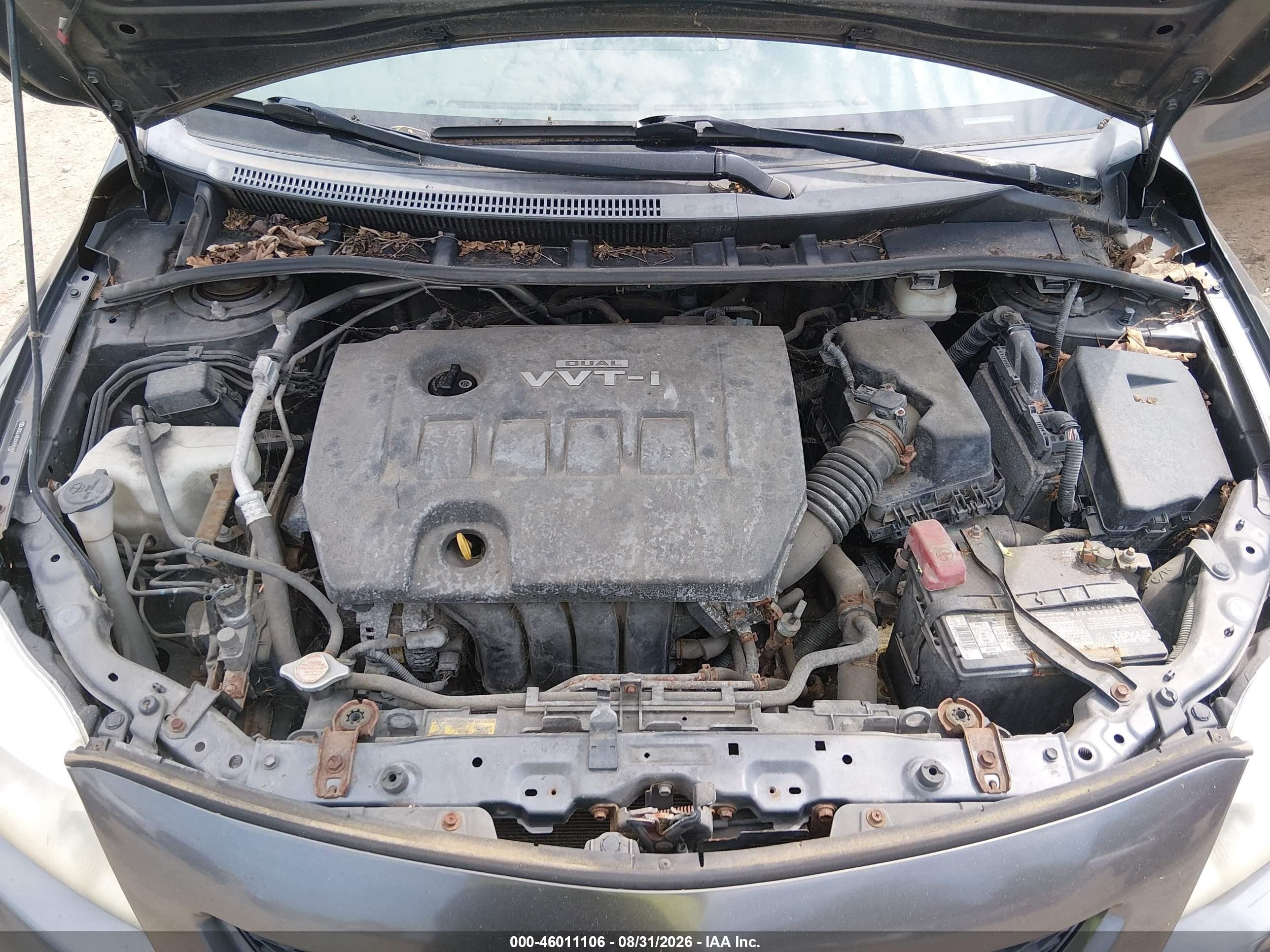 2009 Toyota Corolla Le Gray vin: JTDBL40EX99042851