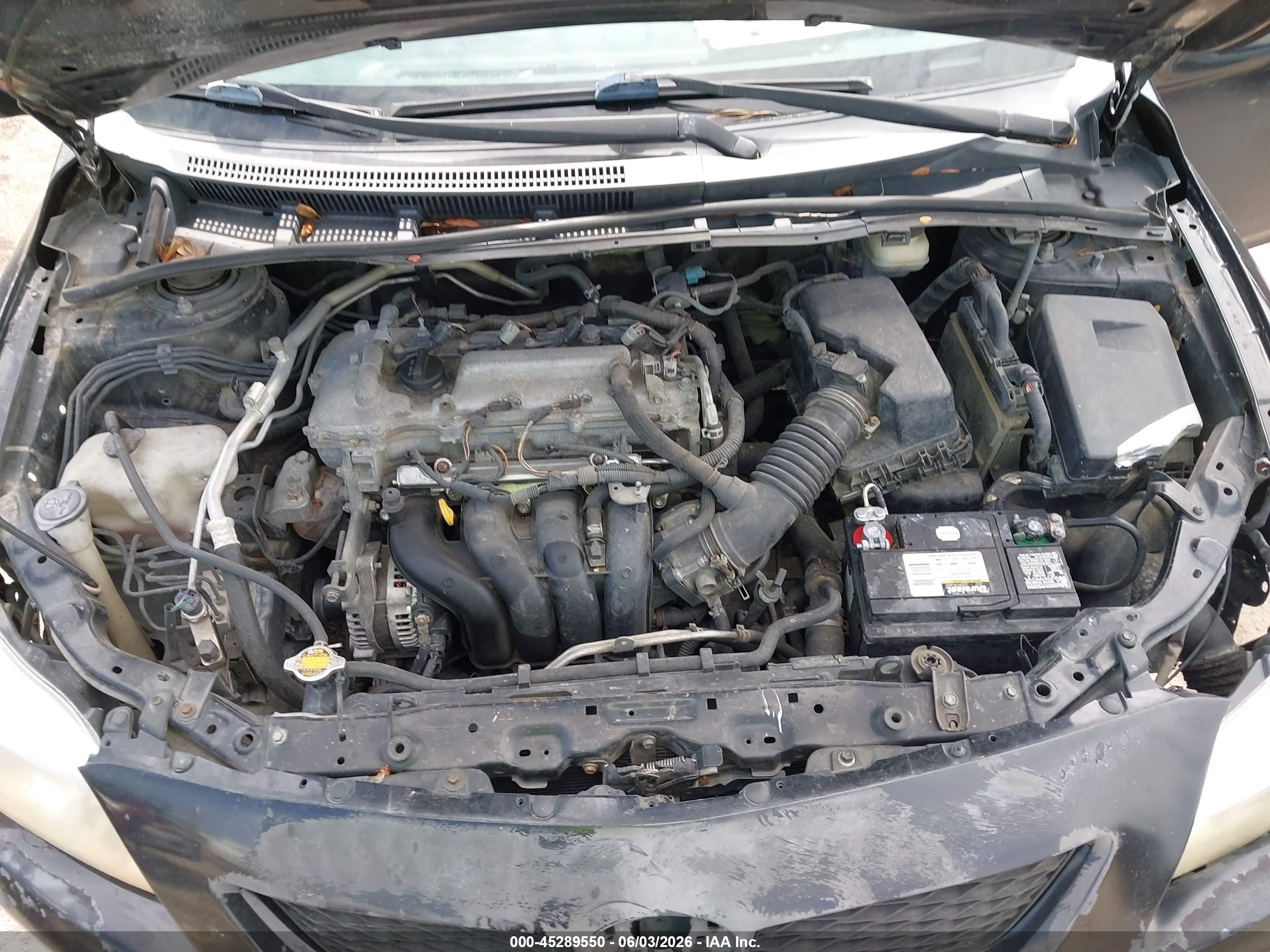 2009 Toyota Corolla Le Black vin: JTDBL40EX99048360