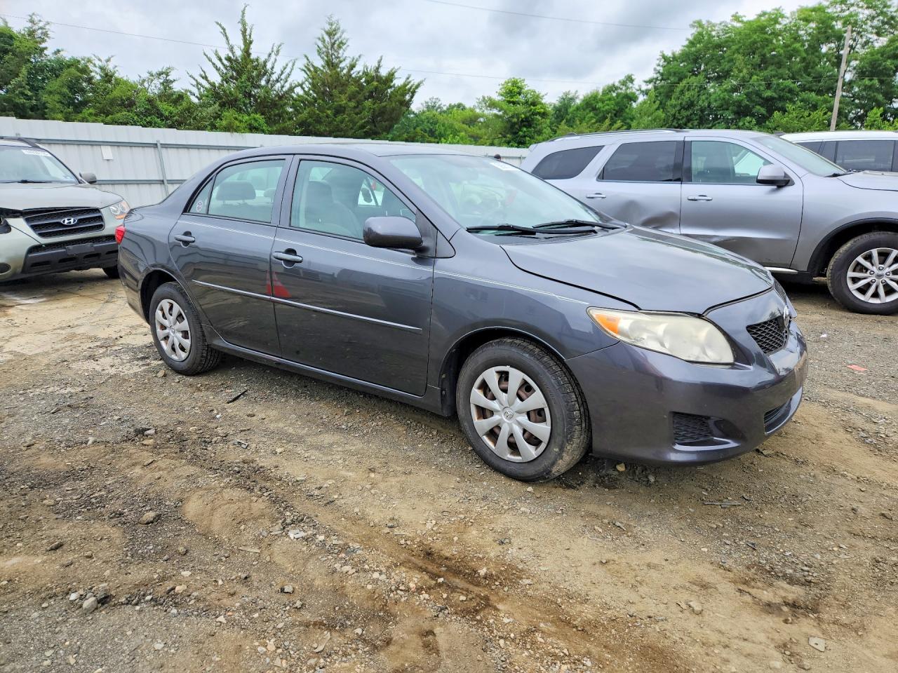 2009 Toyota Corolla Le Серый vin: JTDBL40EX99081746
