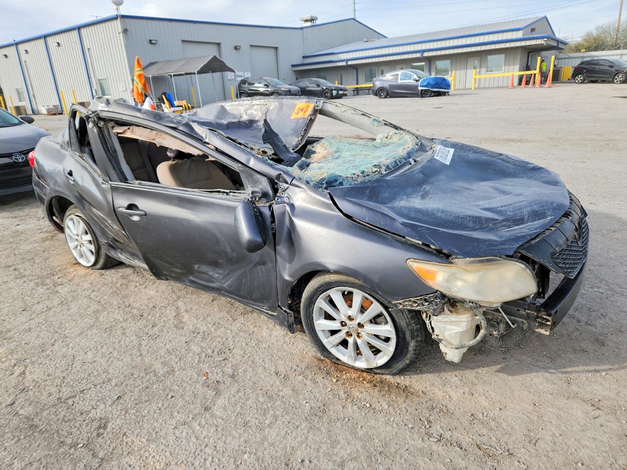 2009 Toyota Corolla Gray vin: JTDBL40EX99082847