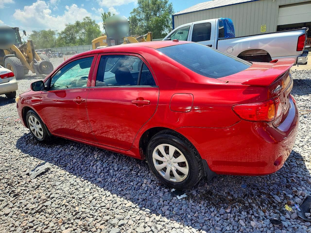2009 Toyota Corolla Le Red vin: JTDBL40EX99093878