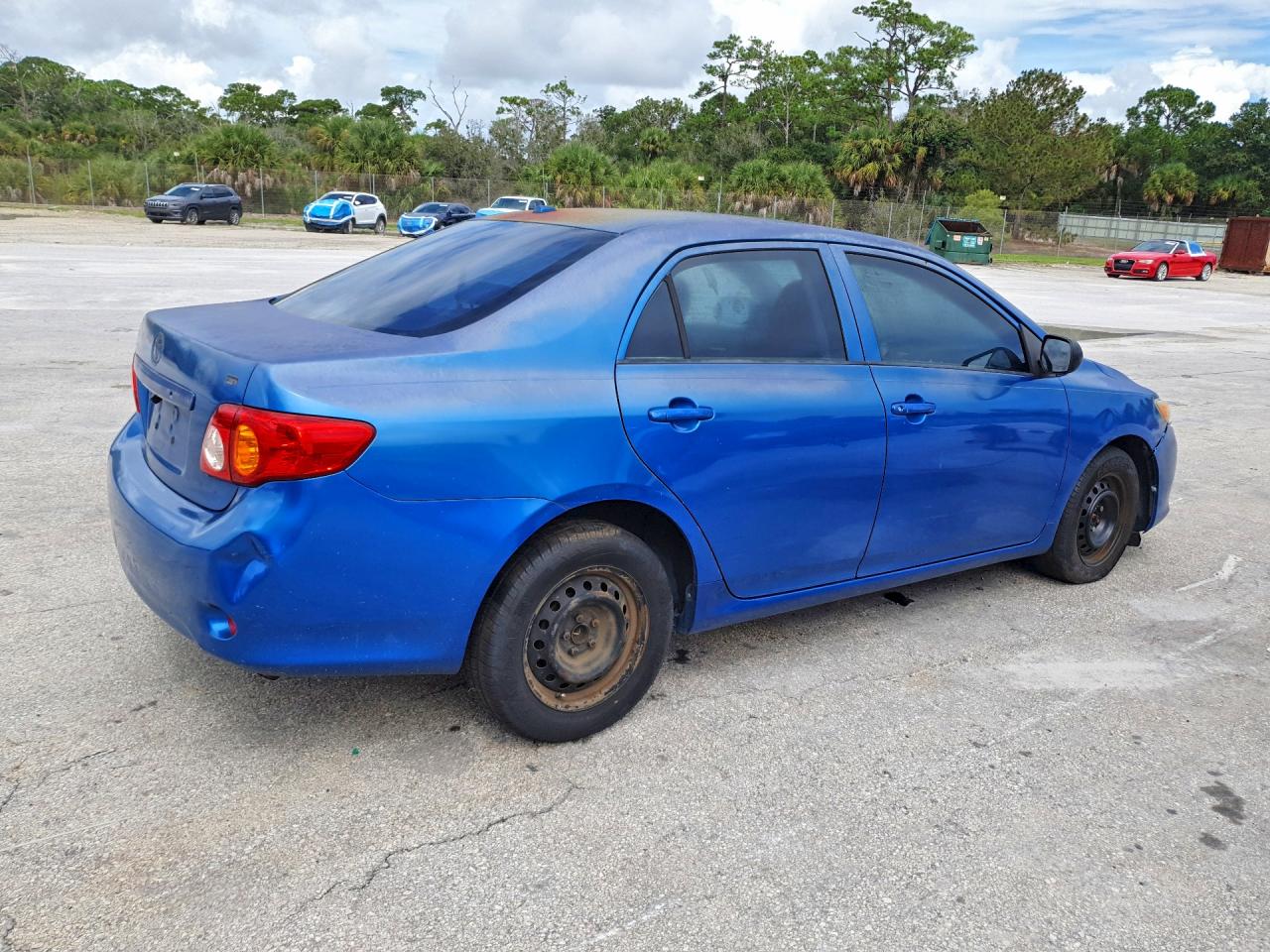 2009 Toyota Corolla Le Blue vin: JTDBL40EX9J002736