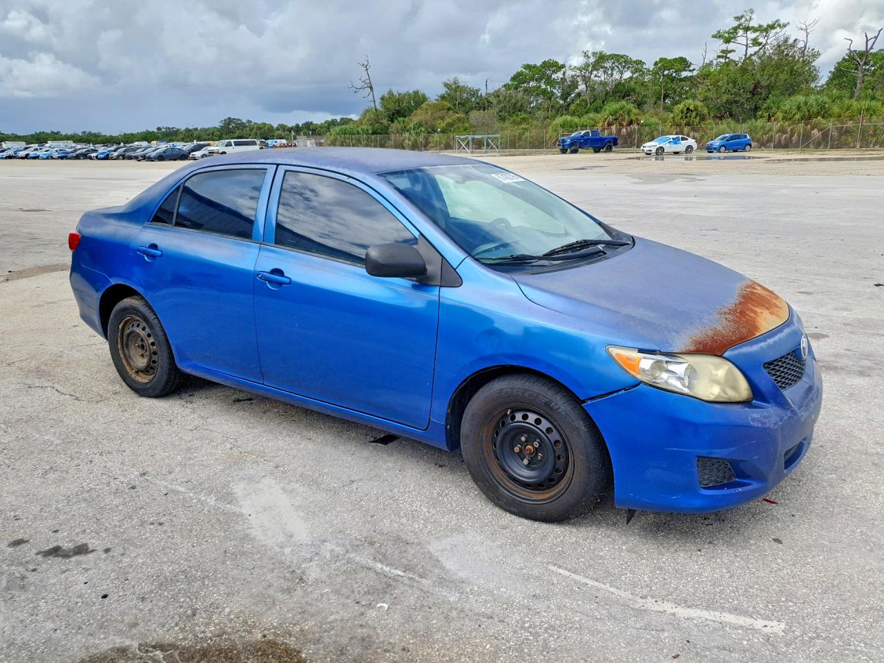 2009 Toyota Corolla Le Blue vin: JTDBL40EX9J002736