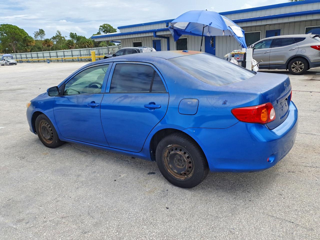 2009 Toyota Corolla Le Blue vin: JTDBL40EX9J002736