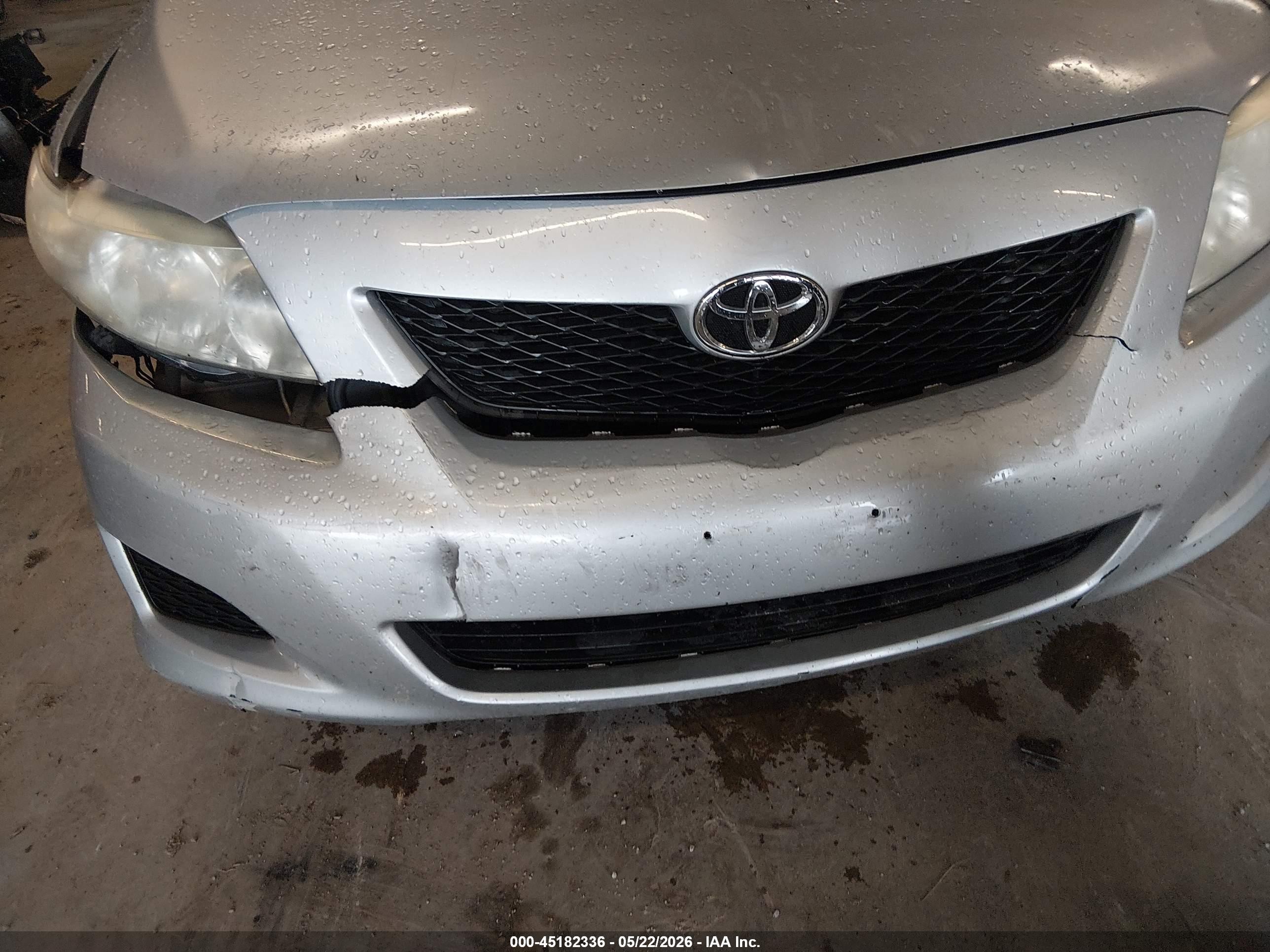 2009 Toyota Corolla Le Silver vin: JTDBL40EX9J005362
