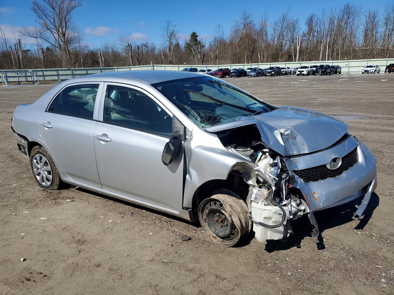 2009 Toyota Corolla Le Серебряный vin: JTDBL40EX9J020198