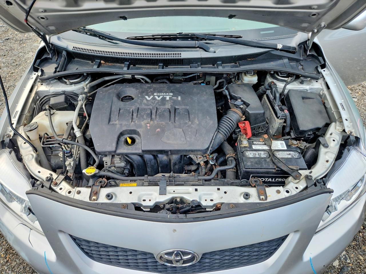 2009 Toyota Corolla Le Silver vin: JTDBL40EX9J022162