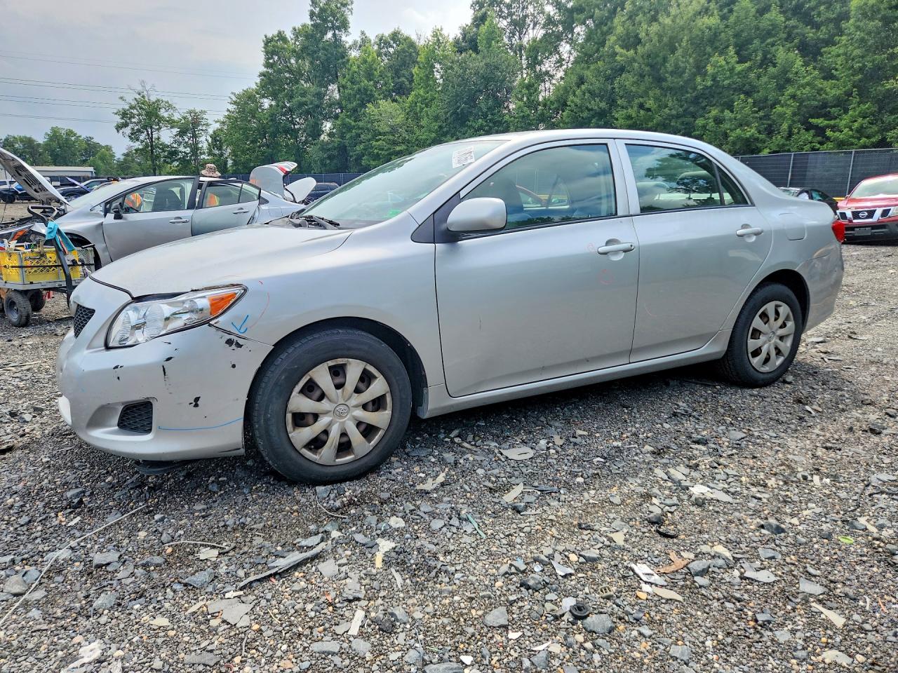 2009 Toyota Corolla Le Silver vin: JTDBL40EX9J022162