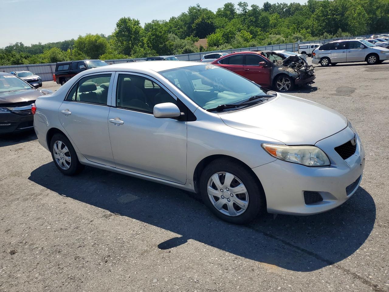 2009 Toyota Corolla Le Silver vin: JTDBL40EX9J042346