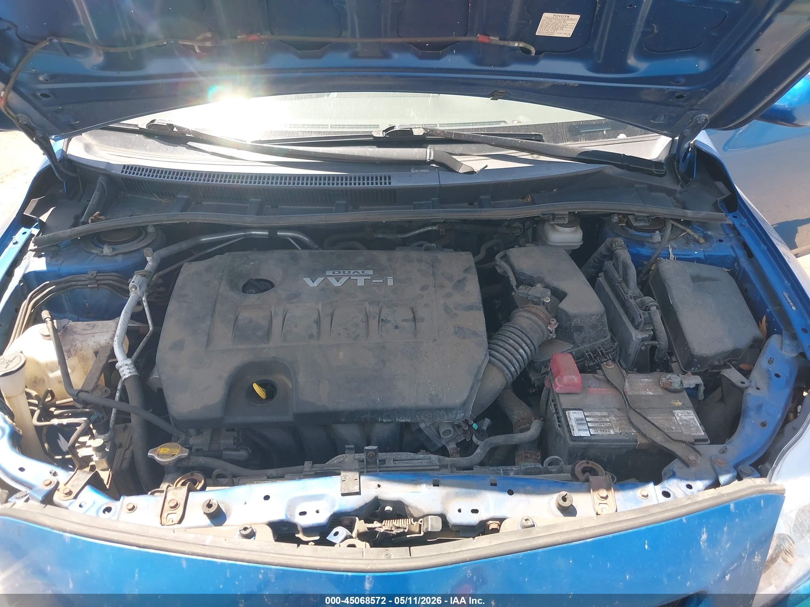 2009 Toyota Corolla Le Blue vin: JTDBL40EX9J049328