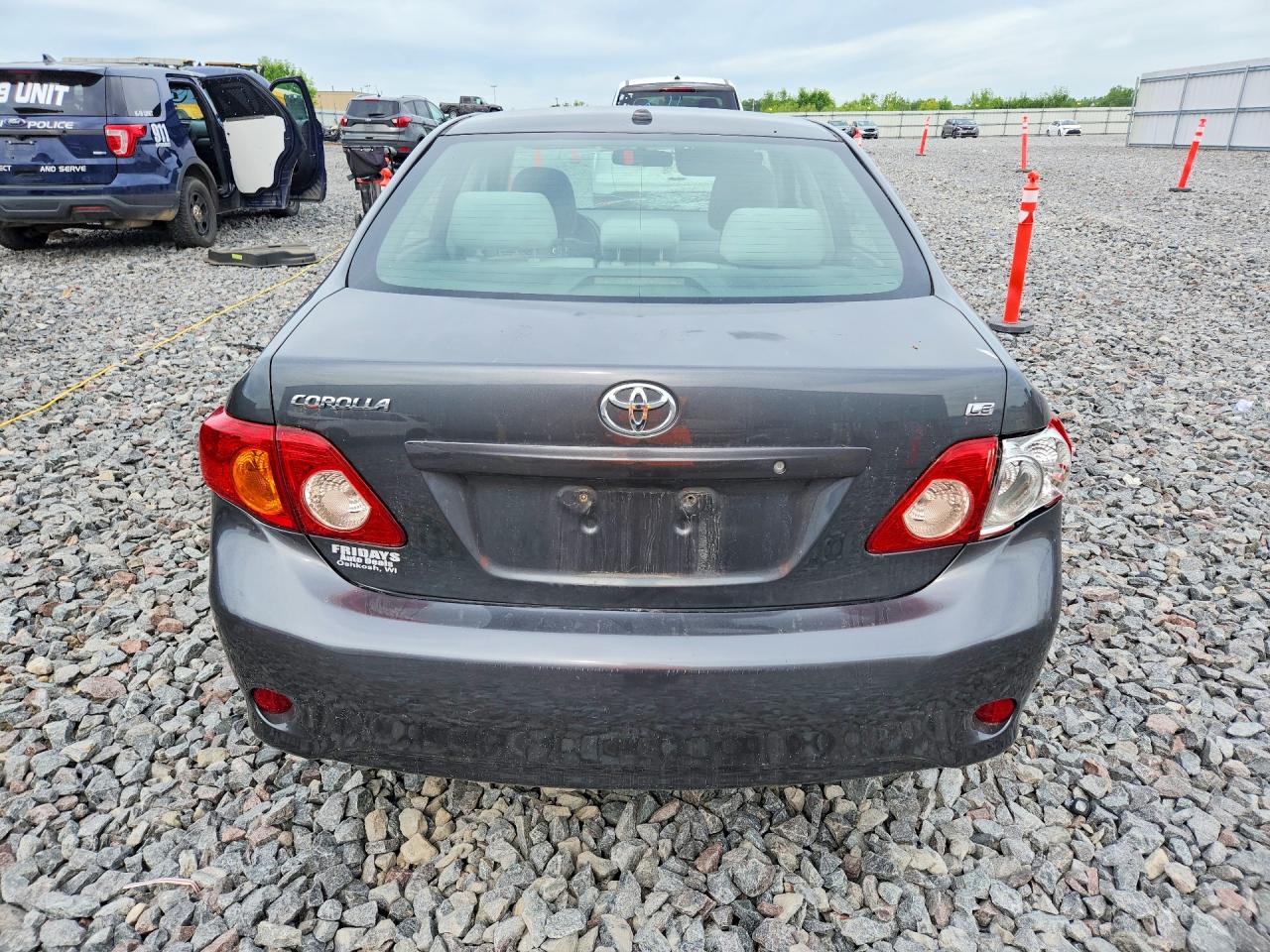 2009 Toyota Corolla Le Gray vin: JTDBL40EX9J049796