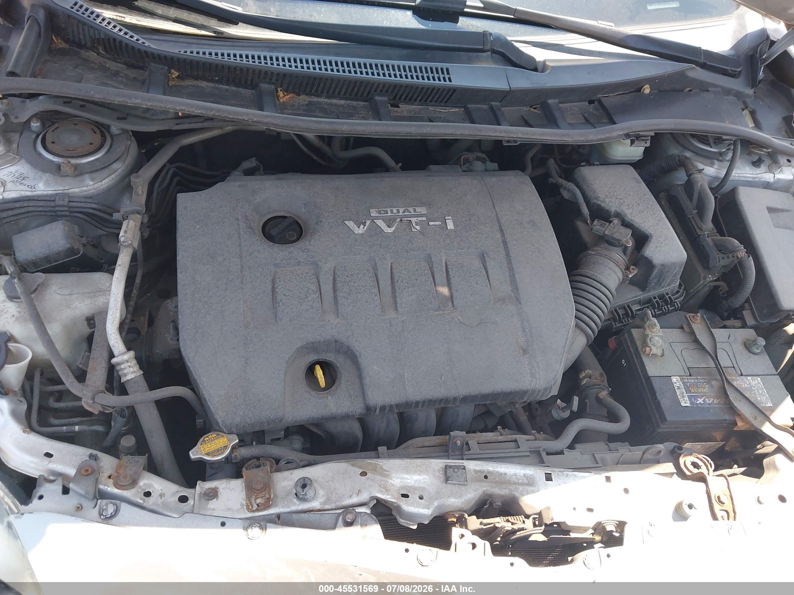 2009 Toyota Corolla Le Silver vin: JTDBL40EX9J051192