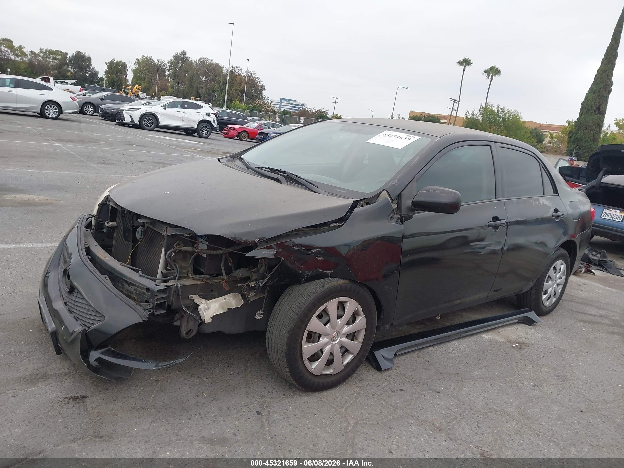 2009 Toyota Corolla Black vin: JTDBL40EX9J054027
