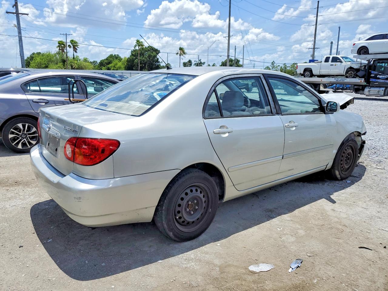 2003 Toyota Corolla Le Silver vin: JTDBR32E030027356