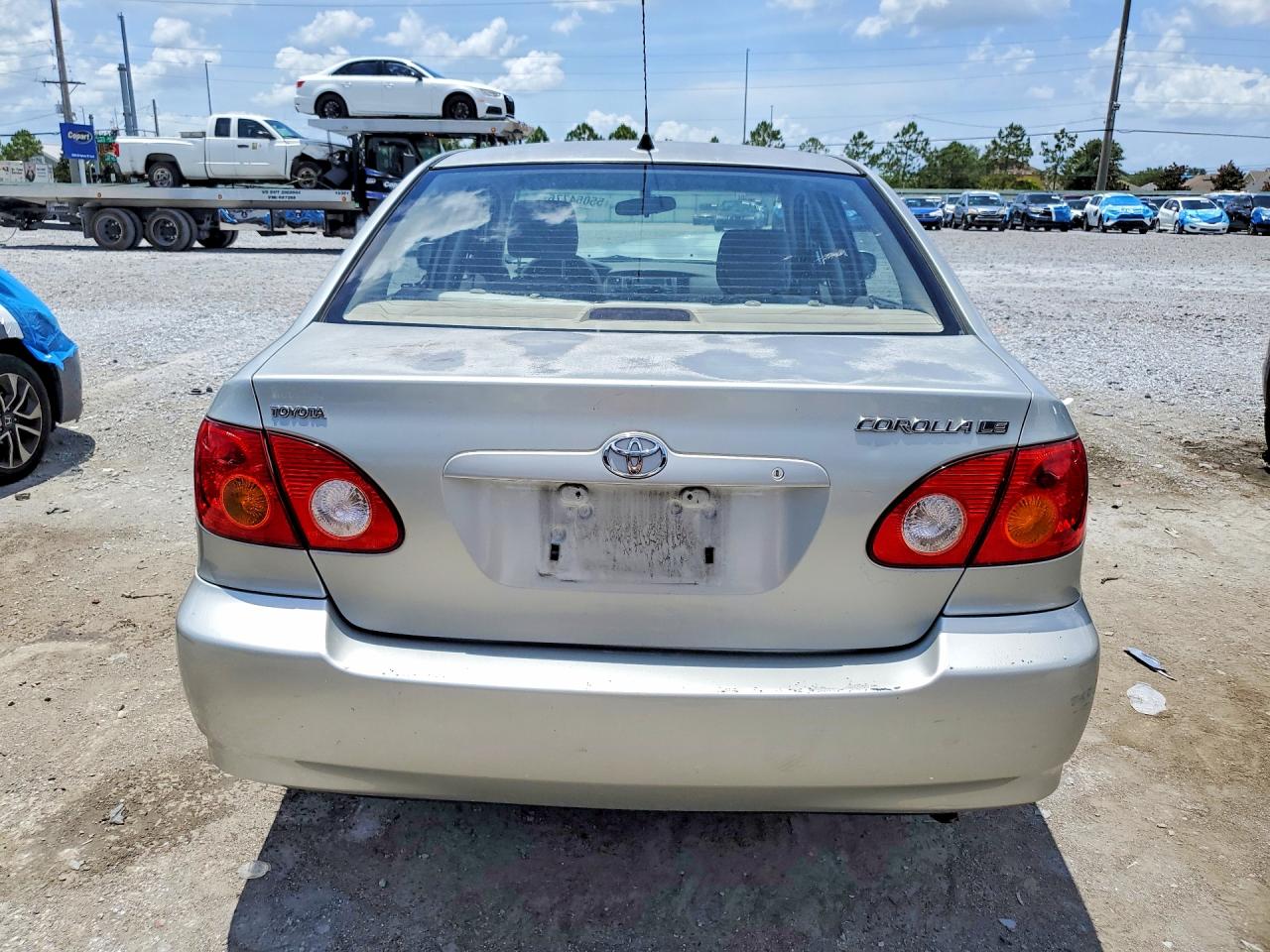 2003 Toyota Corolla Le Silver vin: JTDBR32E030027356