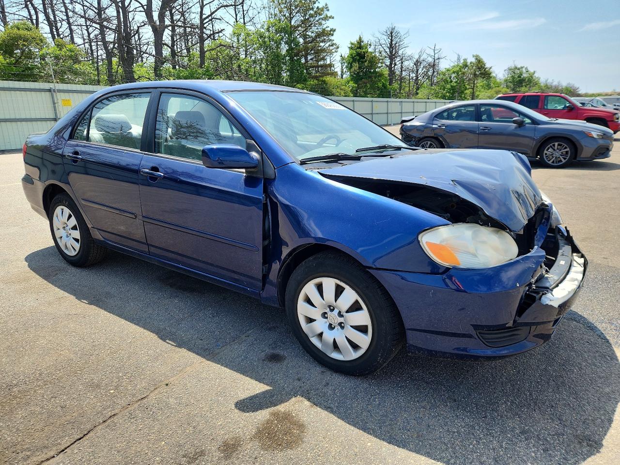2003 Toyota Corolla Le Blue vin: JTDBR32E030044366