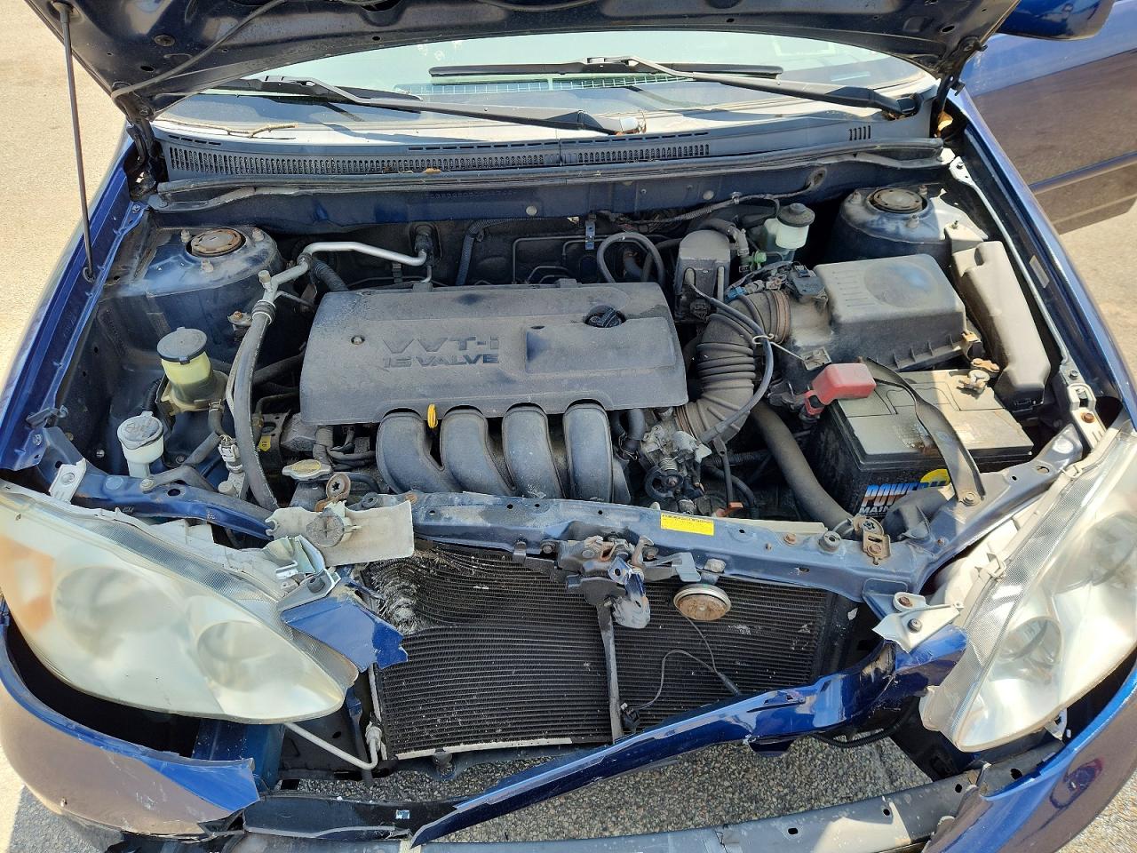 2003 Toyota Corolla Le Blue vin: JTDBR32E030044366