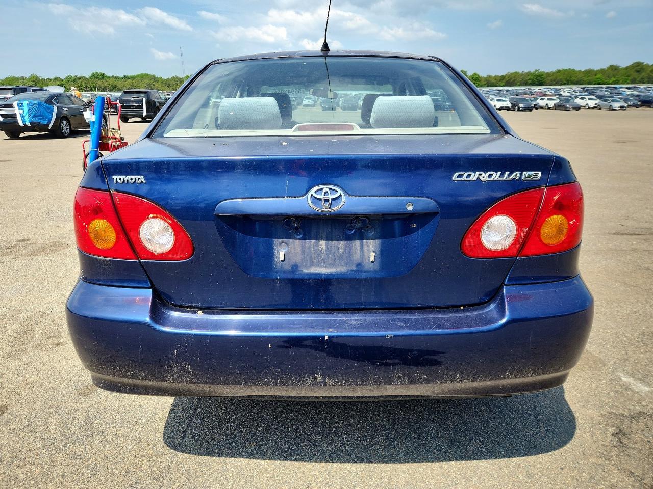 2003 Toyota Corolla Le Blue vin: JTDBR32E030044366