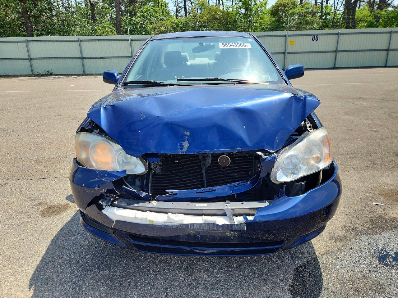 2003 Toyota Corolla Le Blue vin: JTDBR32E030044366