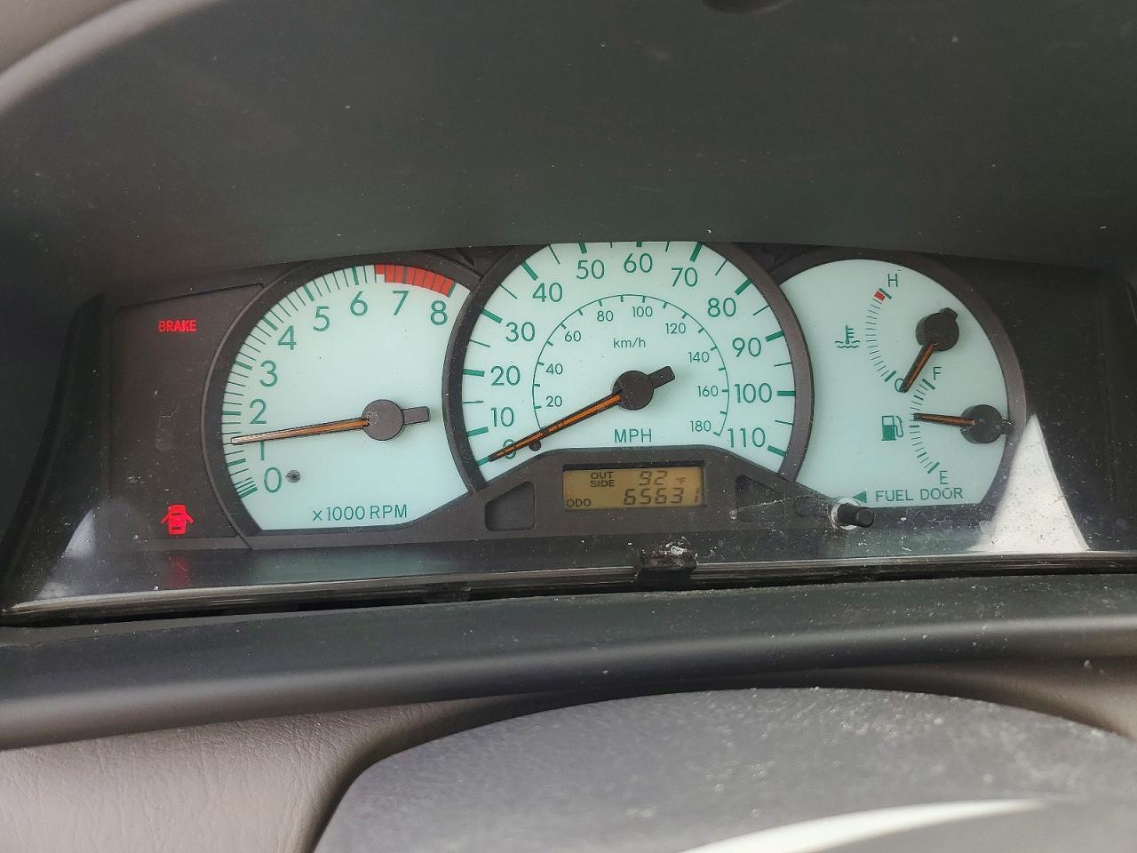 2003 Toyota Corolla Le Black vin: JTDBR32E032011484