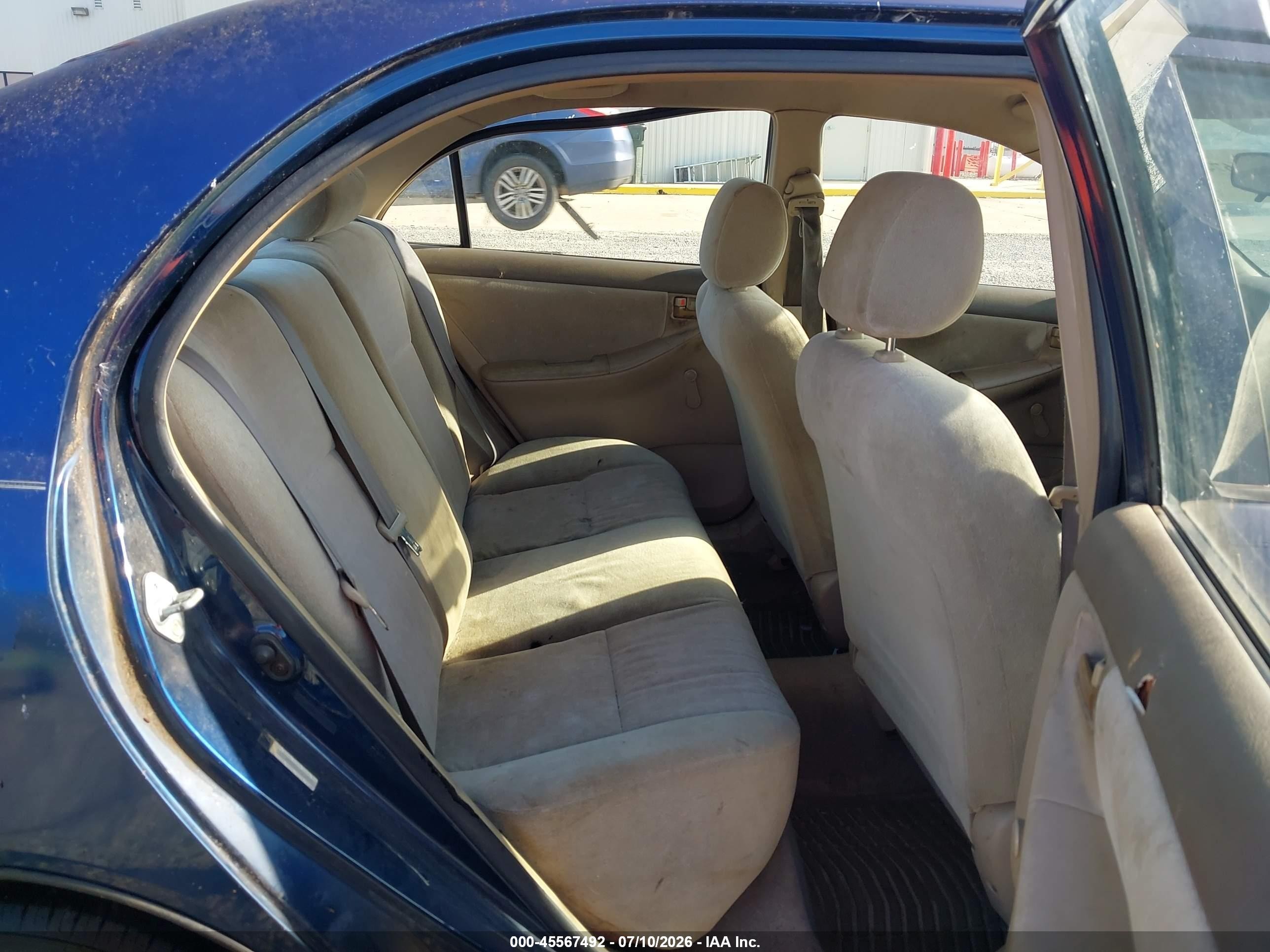 2004 Toyota Corolla Ce Dark Blue vin: JTDBR32E042045619