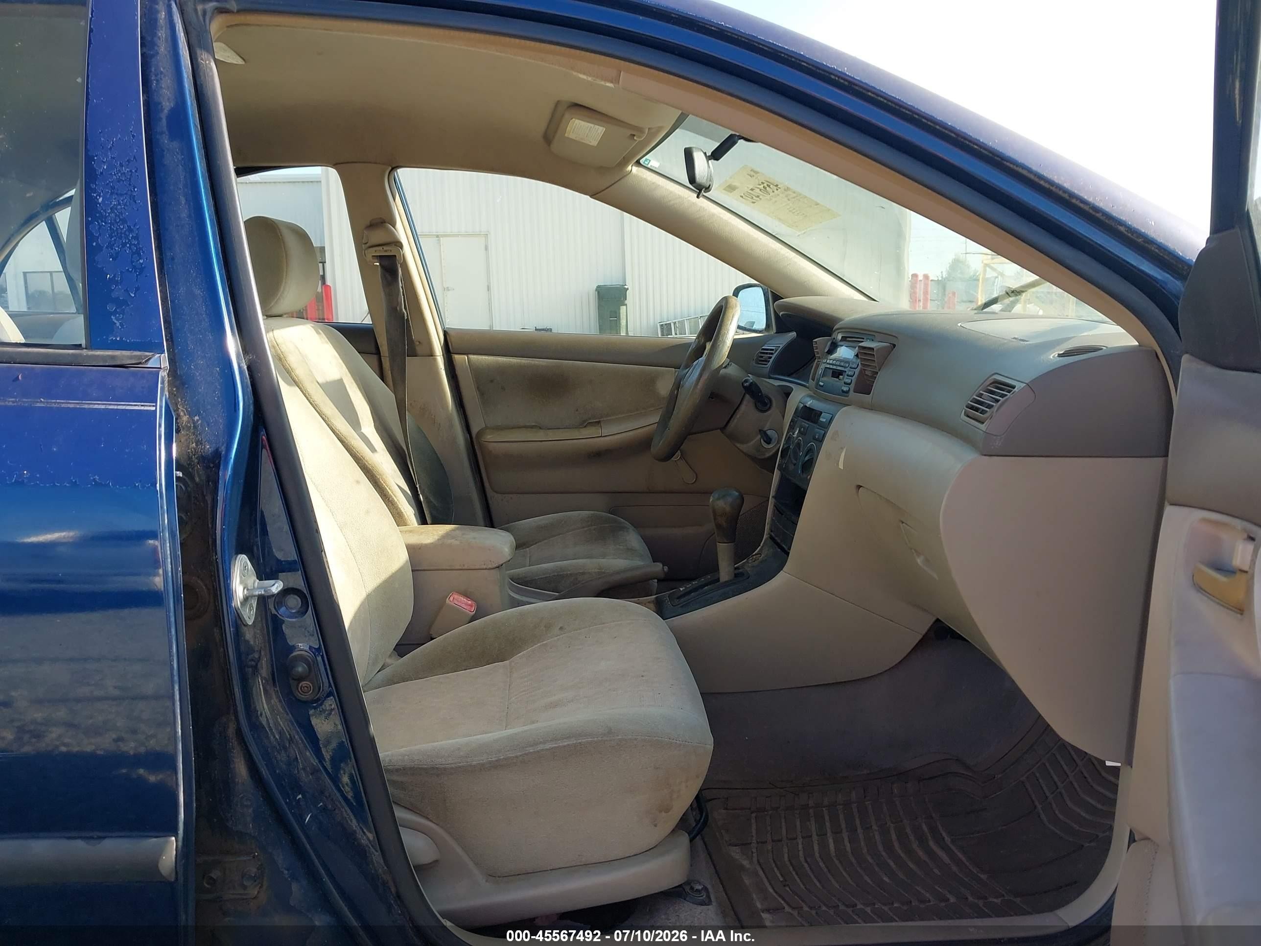 2004 Toyota Corolla Ce Dark Blue vin: JTDBR32E042045619