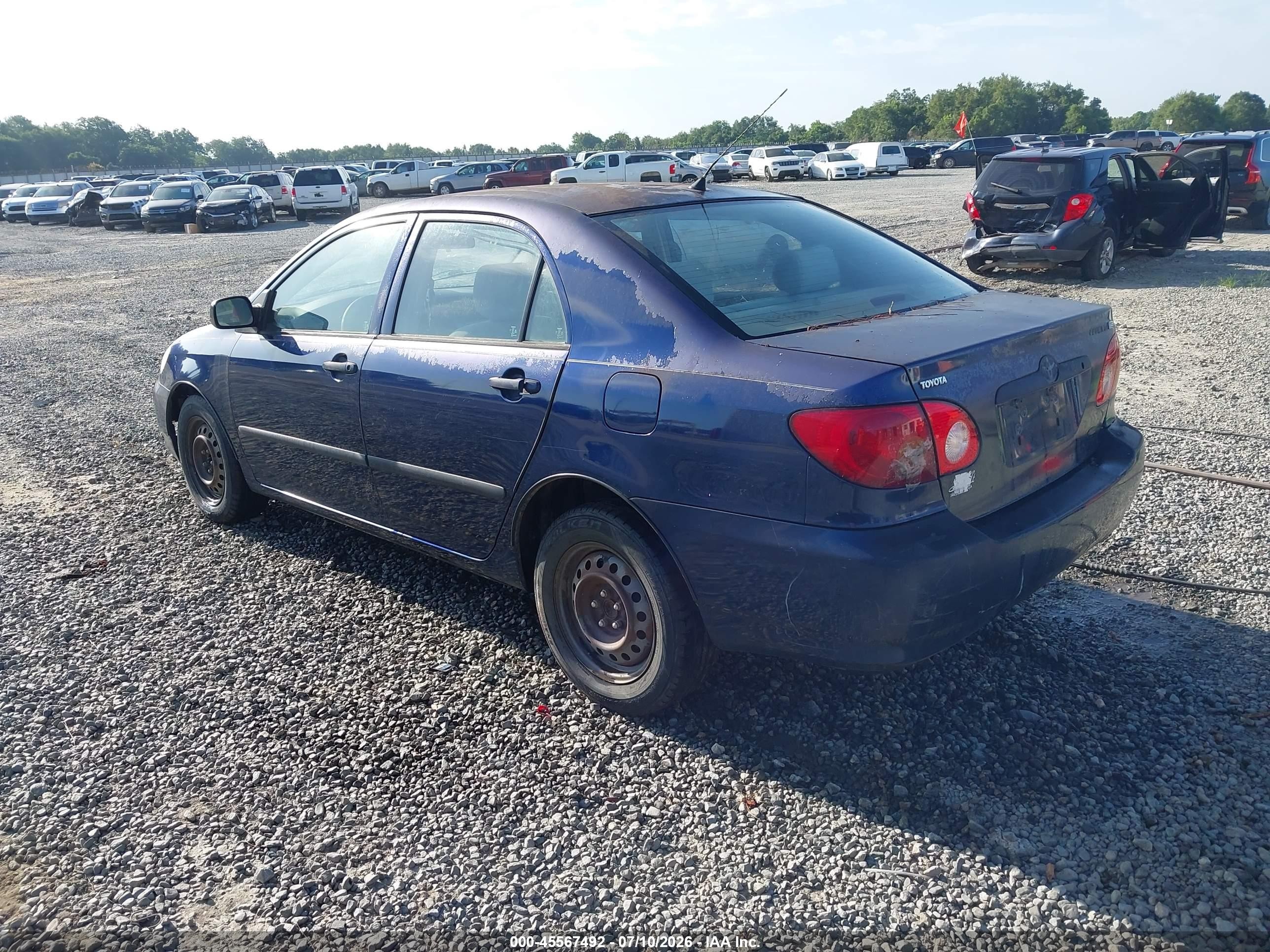 2004 Toyota Corolla Ce Dark Blue vin: JTDBR32E042045619