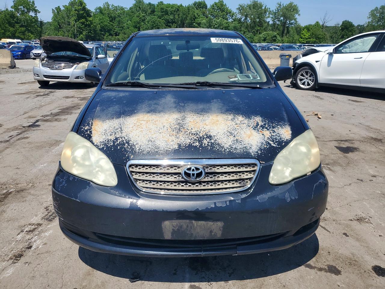 2005 Toyota Corolla Black vin: JTDBR32E060060670