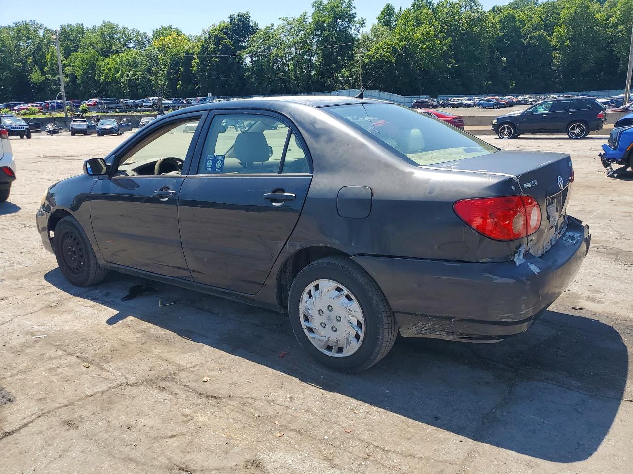 2005 Toyota Corolla Black vin: JTDBR32E060060670