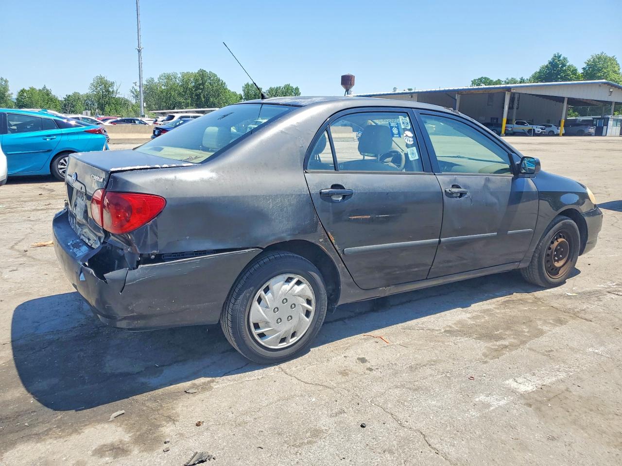 2005 Toyota Corolla Black vin: JTDBR32E060060670