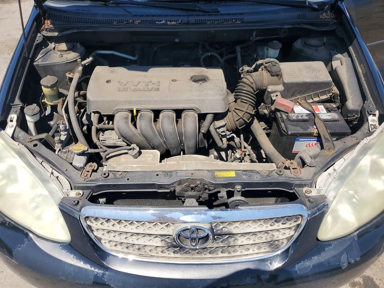 2005 Toyota Corolla Black vin: JTDBR32E060060670
