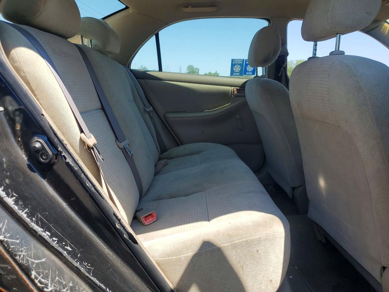 2005 Toyota Corolla Black vin: JTDBR32E060060670