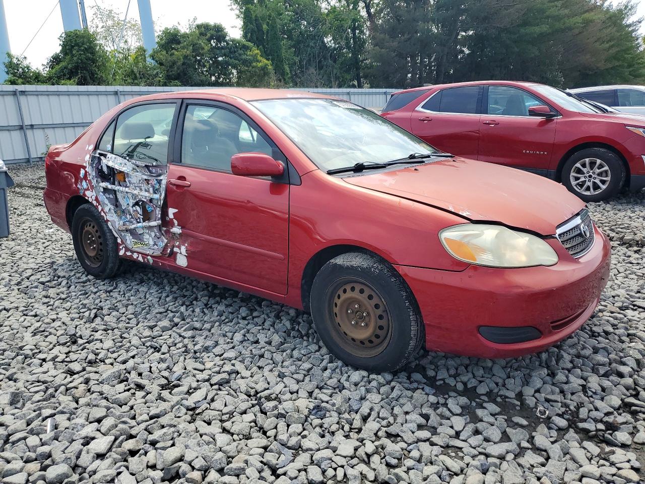 2006 Toyota Corolla Le Red vin: JTDBR32E060060829
