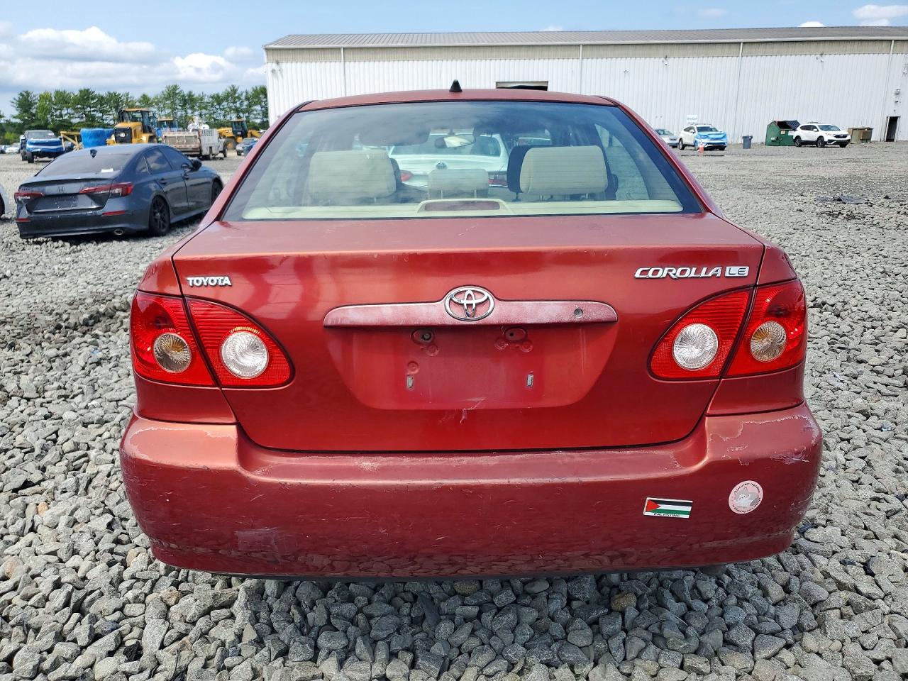 2006 Toyota Corolla Le Red vin: JTDBR32E060060829