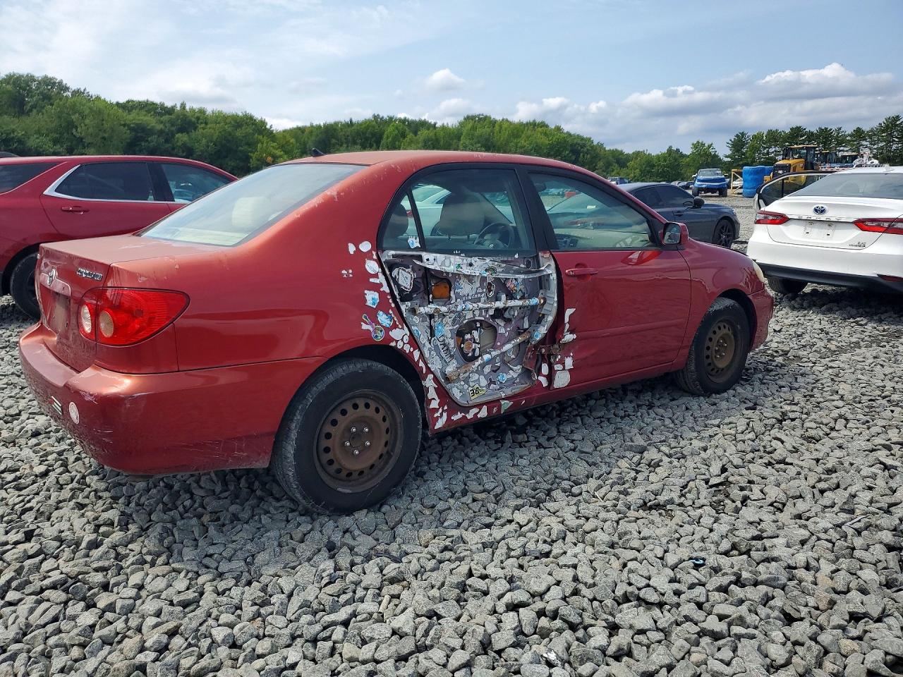 2006 Toyota Corolla Le Red vin: JTDBR32E060060829