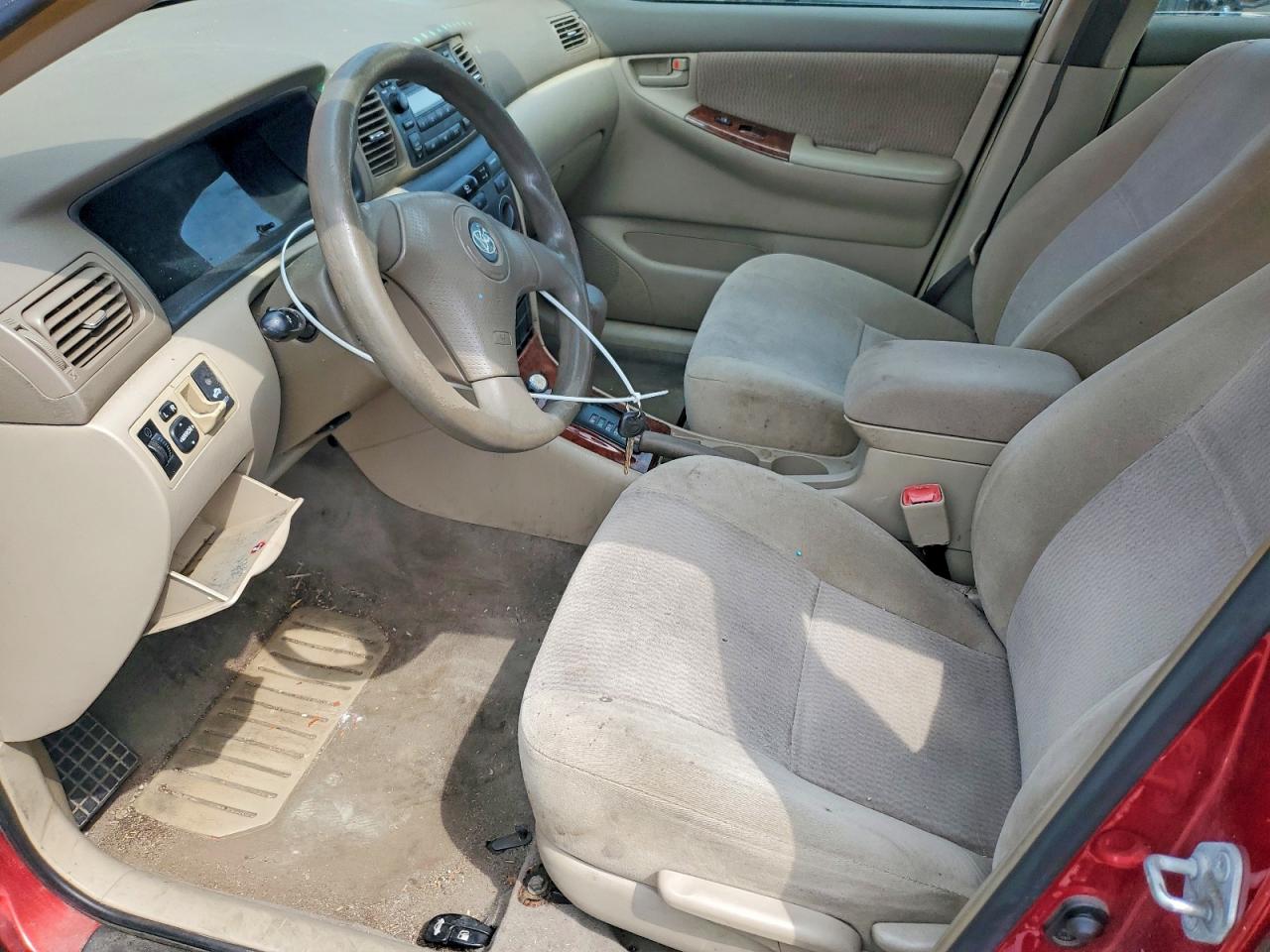 2006 Toyota Corolla Le Red vin: JTDBR32E060060829