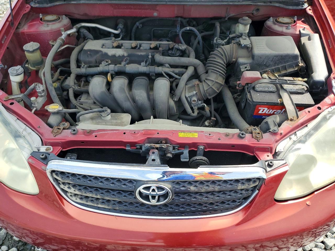 2006 Toyota Corolla Le Red vin: JTDBR32E060060829