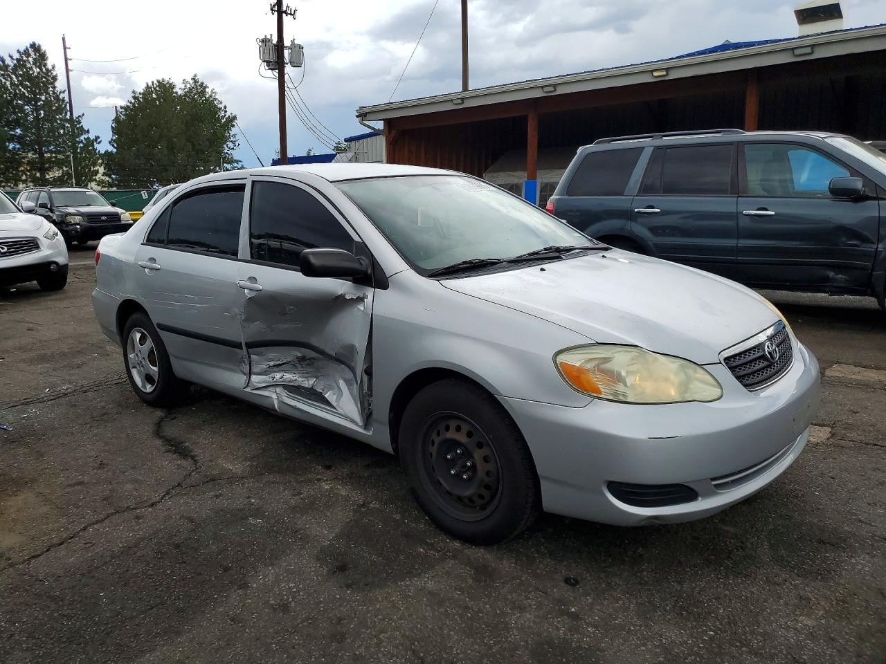 2006 Toyota Corolla Ce Silver vin: JTDBR32E060071958