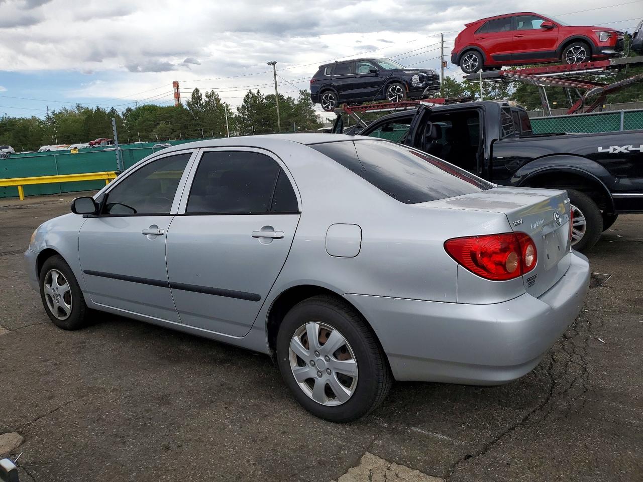 2006 Toyota Corolla Ce Silver vin: JTDBR32E060071958