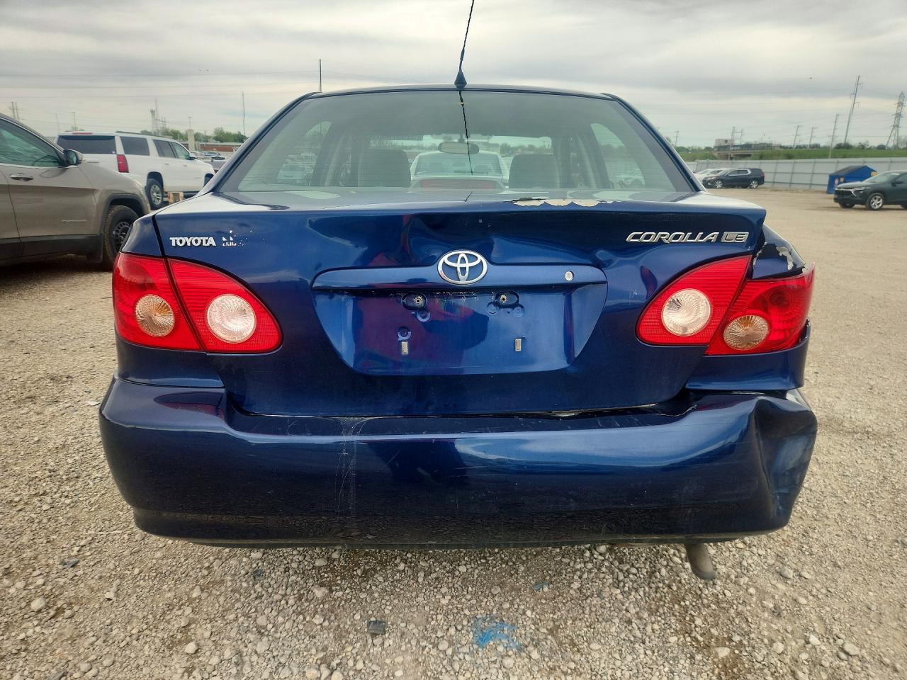2006 Toyota Corolla Le Blue vin: JTDBR32E060082331