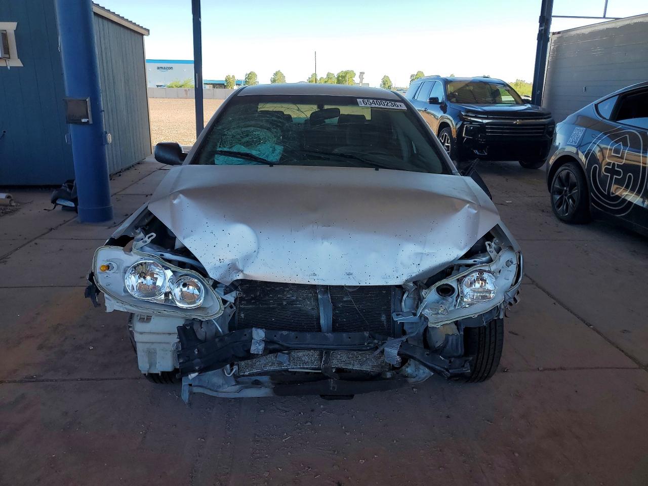 2006 Toyota Corolla Ce Silver vin: JTDBR32E060082779